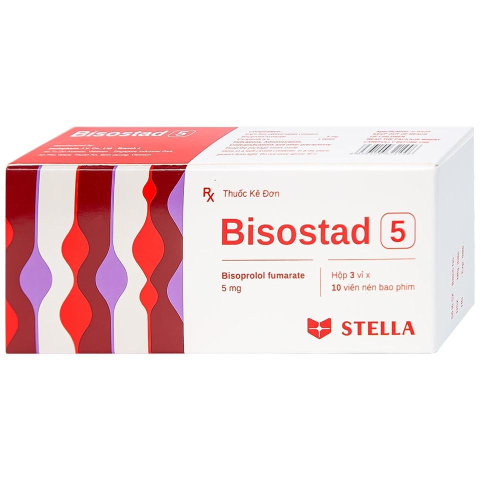 BISOSTAD 5 (h/30v) - Bisoprolol 5mg -duoc-ban-tai-DANH MỤC HÀNG