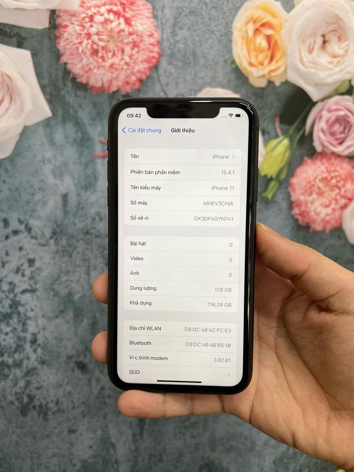 iphone 11 128gb đen ch/a pin 100% có sạc-duoc-ban-tai-Bèo Mobile Store