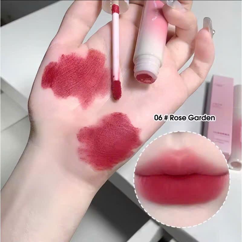 Son Bùn Lì SHAQINUO Pink Silky Smoothing Mist Lip Mud.-duoc-ban-tai-Mèo Lười Store
