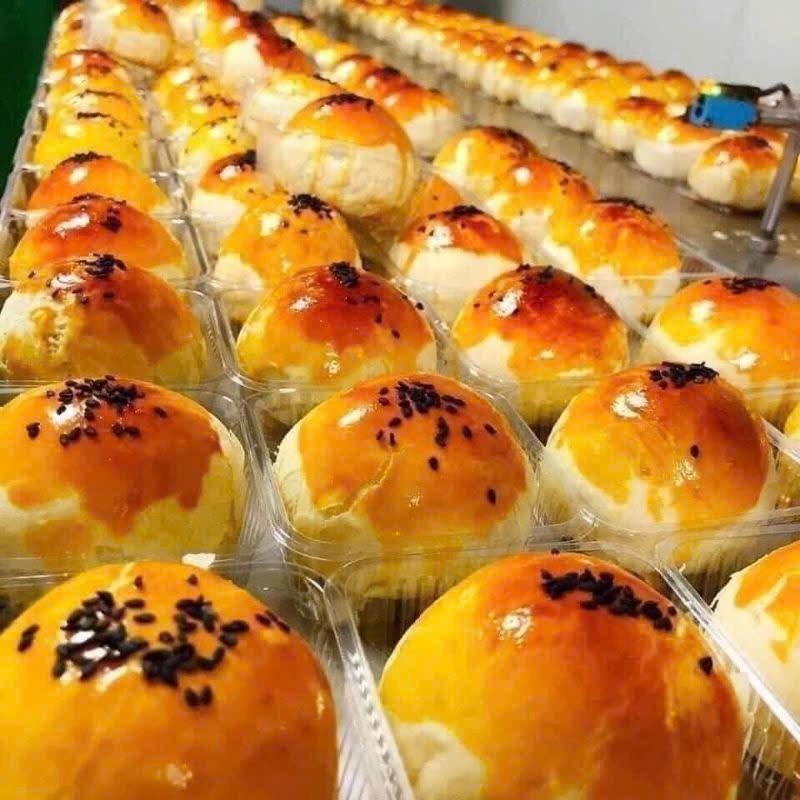 Bánh LIU XIN SU - Trứng Chảy Ngàn Lớp - Bánh Trứng Muối Ngàn Lớp -duoc-ban-tai-Mèo Lười Store