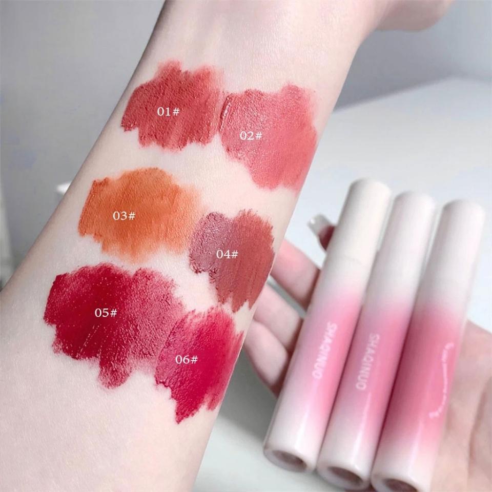 Son Bùn Lì SHAQINUO Pink Silky Smoothing Mist Lip Mud.-duoc-ban-tai-Mèo Lười Store