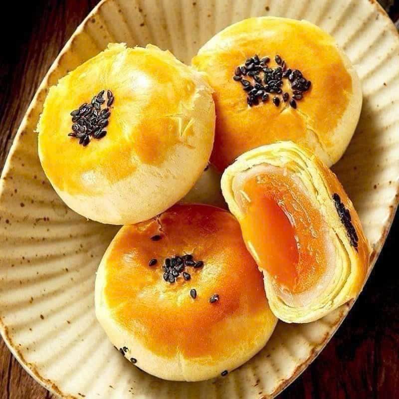 Bánh LIU XIN SU - Trứng Chảy Ngàn Lớp - Bánh Trứng Muối Ngàn Lớp -duoc-ban-tai-Mèo Lười Store