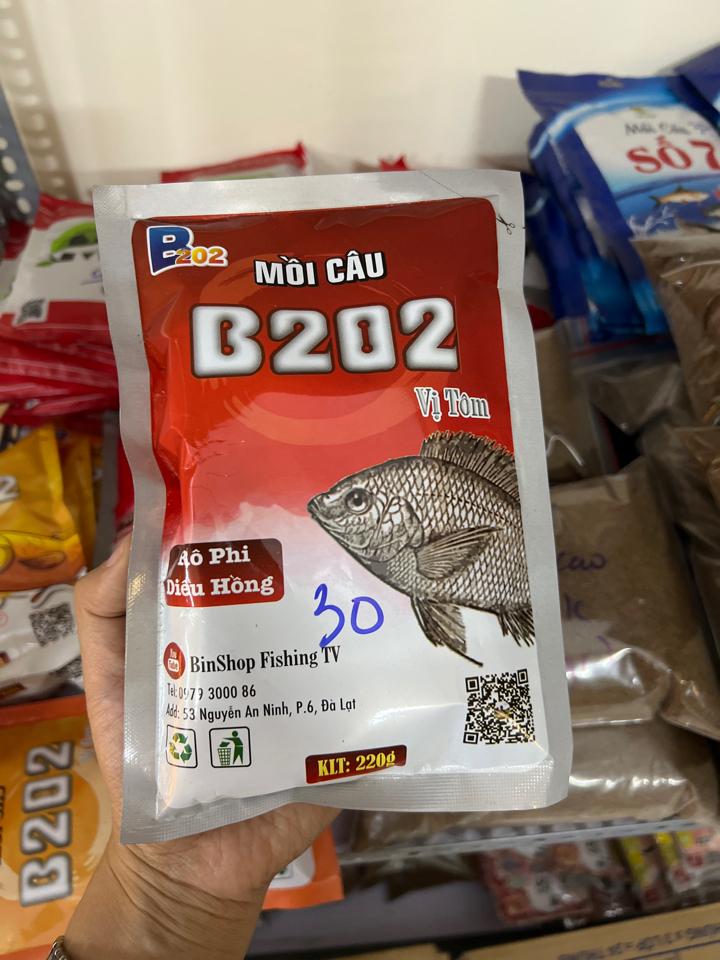 Mồi câu vị tôm B202 rô phi diêu hồng-duoc-ban-tai-HL Shop