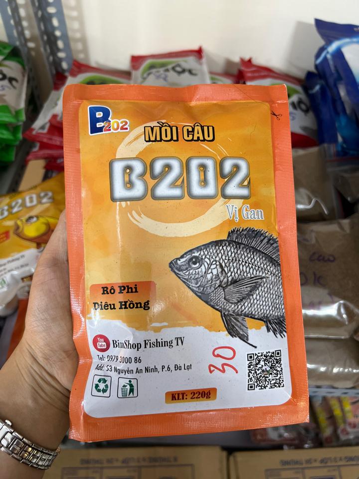 Mồi câu vị gan B202 rô phi diêu hồng-duoc-ban-tai-HL Shop