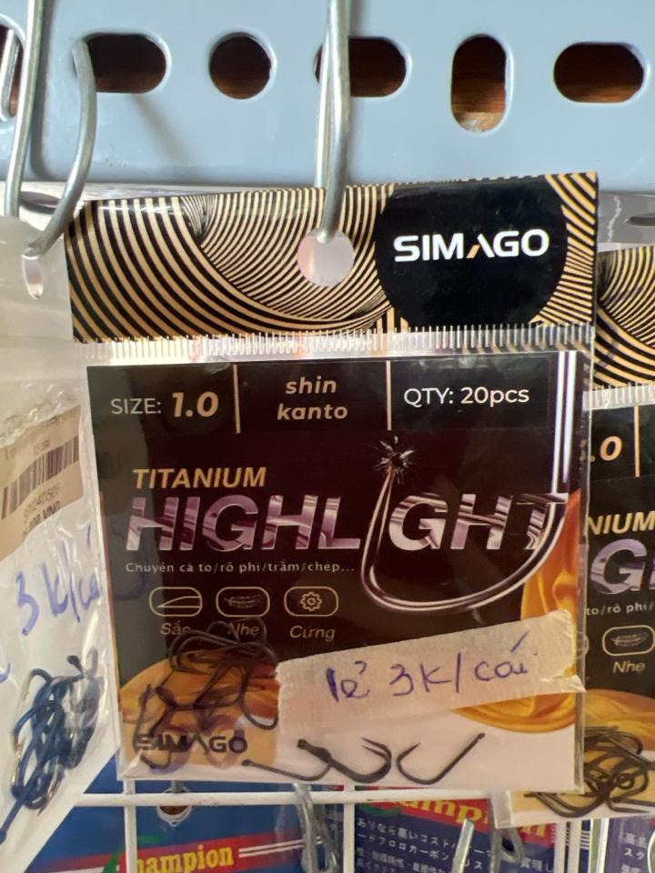 Bán lẻ theo cái - Lưỡi size 1.0 Simago Shinkanto không ngạnh(cái)-duoc-ban-tai-HL Shop