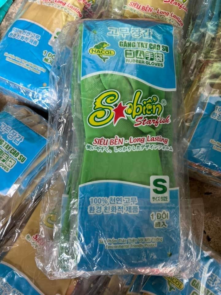 Bao tay cao su nữ size S màu xanh lá cây(đôi)-duoc-ban-tai-HL Shop