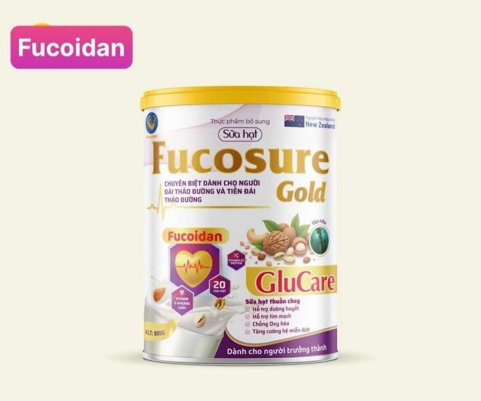 Sữa hạt Fucosure Gold - Glucare (Hỗ trợ tiểu đường)-duoc-ban-tai-Hùng Duyên