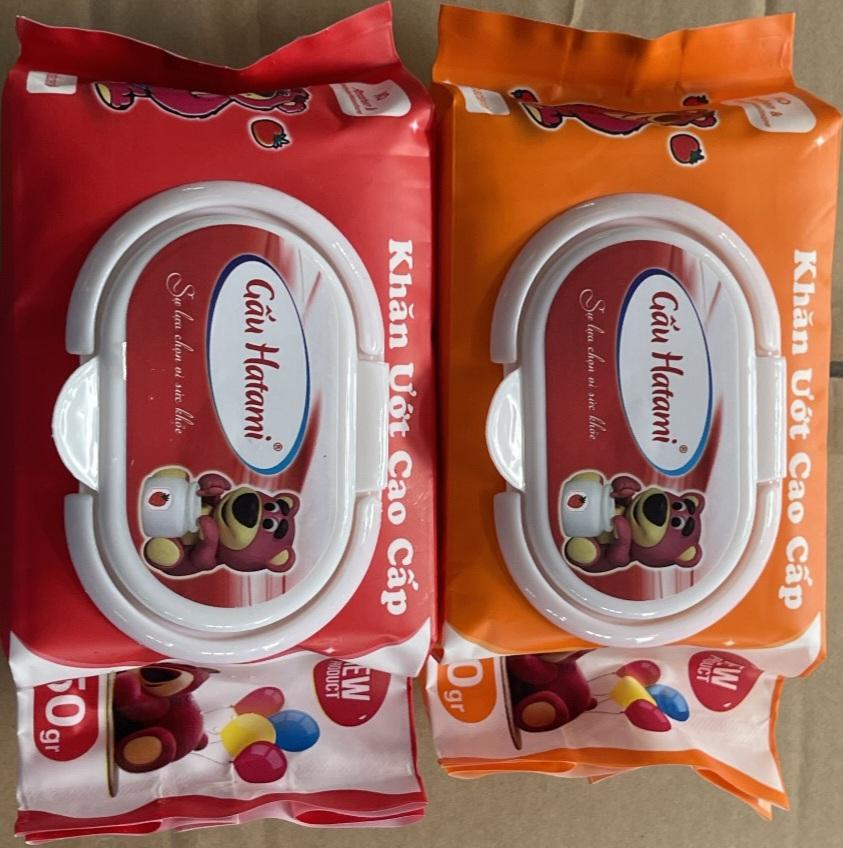 Khăn ướt gấu dâu-duoc-ban-tai-Hùng Duyên