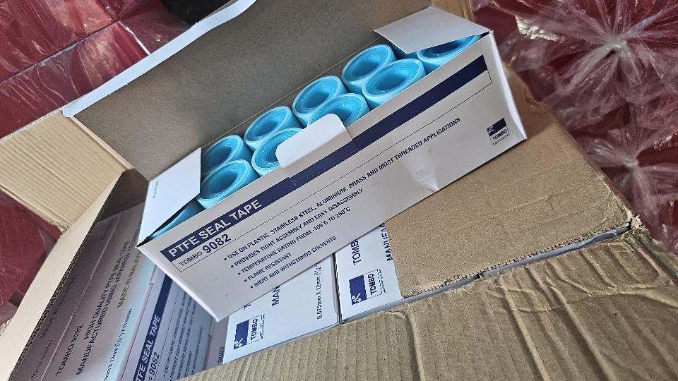 Cao su non Tombo 9082 Malaysia loại dày 10m/cuộn dùng cho nước phòng cháy chiết mối ren chống rò rỉ -duoc-ban-tai-Bảo An Phát ống thép và phụ kiện đường ống thép/inox 304/van nước