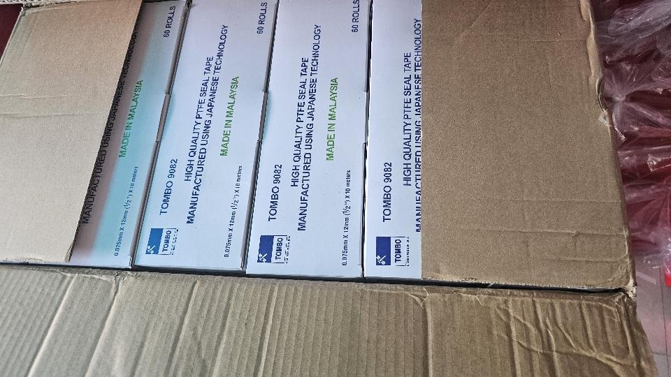 Cao su non Tombo 9082 Malaysia loại dày 10m/cuộn dùng cho nước phòng cháy chiết mối ren chống rò rỉ -duoc-ban-tai-Bảo An Phát ống thép và phụ kiện đường ống thép/inox 304/van nước