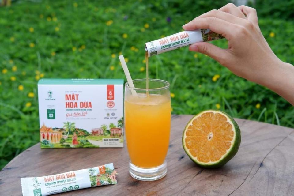 Hộp gói stick mật hoa dừa-duoc-ban-tai-DALA'S
