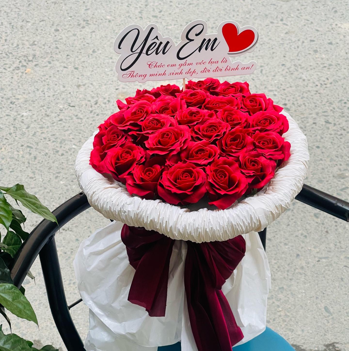 BÓ HOA HỒNG SAP ĐỎ -duoc-ban-tai-SHOP QUÀ TẶNG CHARME LANHVU