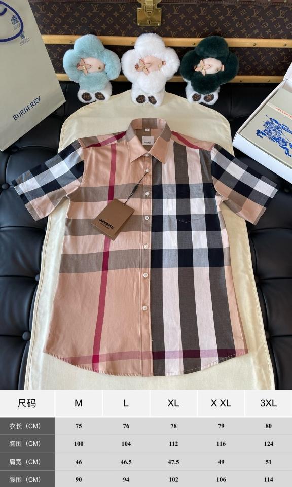 Burberry
checkered short-sleeved shirt-duoc-ban-tai-HVIP Shoes & Clothes