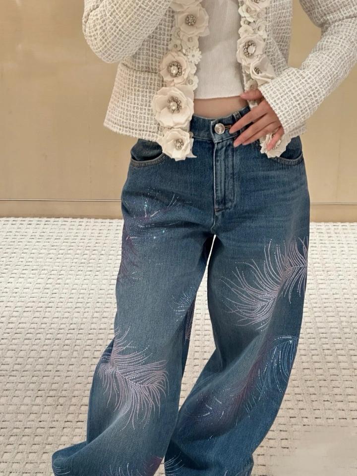 Chanel denim jeans blue 2025-duoc-ban-tai-HVIP Shoes & Clothes