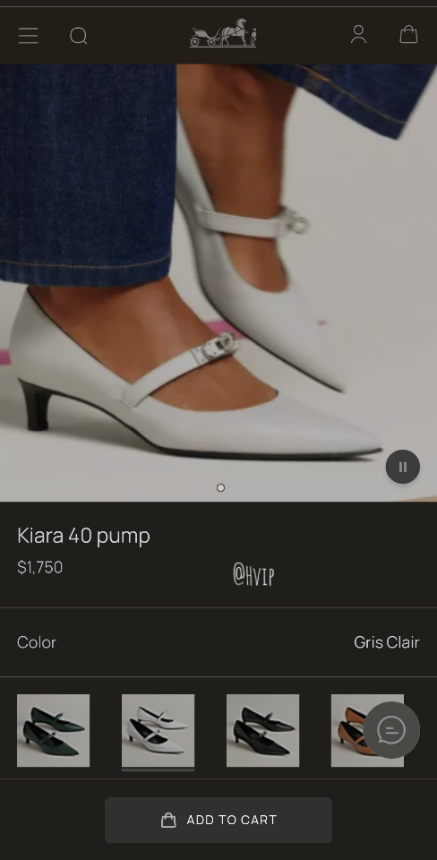 Hermès Kiara 40 pump gris Clair H251007Z-duoc-ban-tai-HVIP Shoes & Clothes