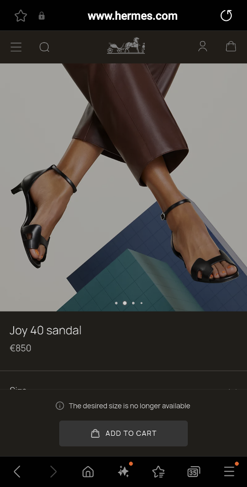 Hermès Joy 40 sandal noir H242115Z 02360-duoc-ban-tai-HVIP Shoes & Clothes