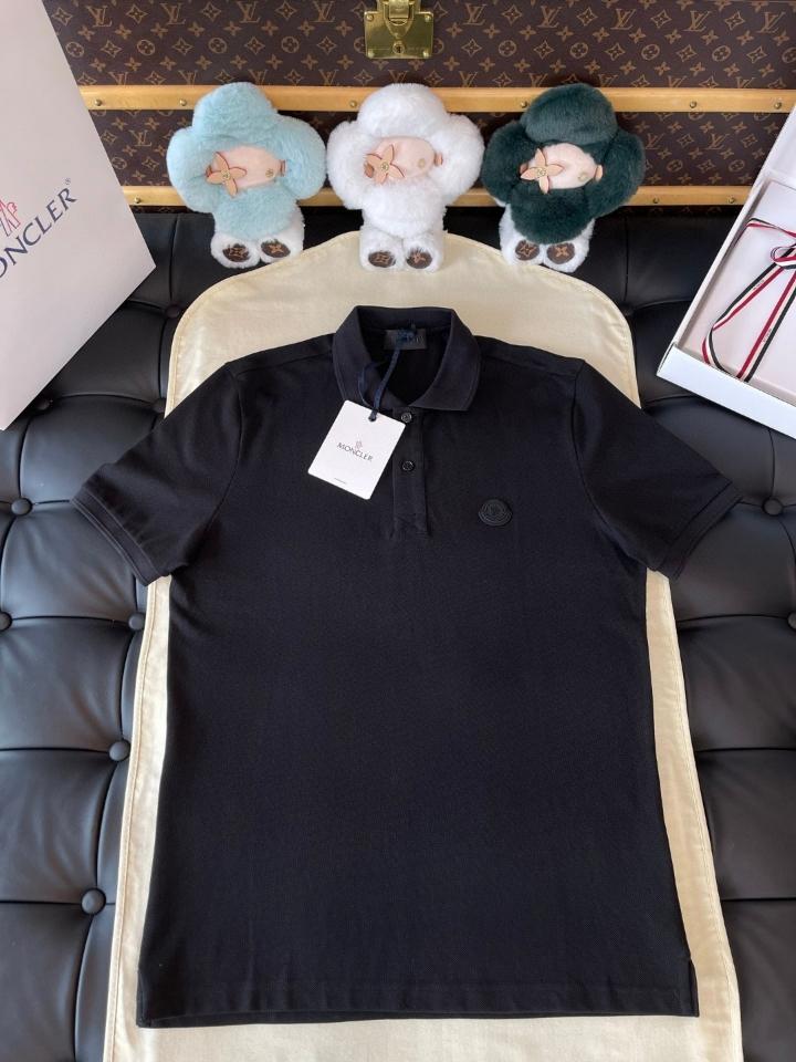 Moncler Logo Patch Cotton Piquet Polo black -duoc-ban-tai-HVIP Shoes & Clothes