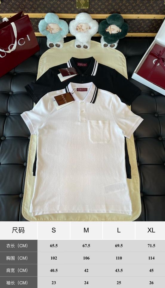 Gucci COTTON POLO SHIRT white 795174 Sao chép-duoc-ban-tai-HVIP Shoes & Clothes