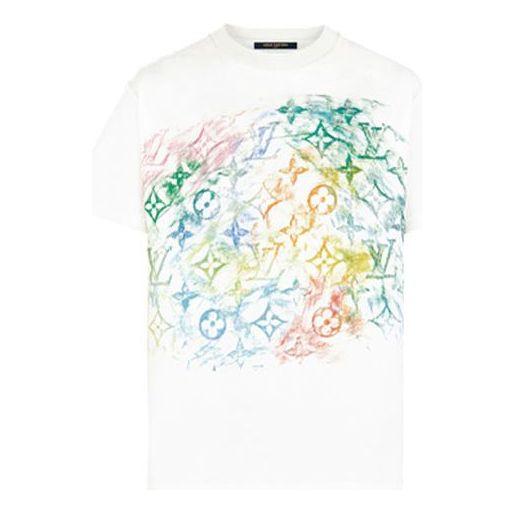 Louis Vuitton 1a8gus white Embroidered Cotton t-shirt -duoc-ban-tai-HVIP Shoes & Clothes