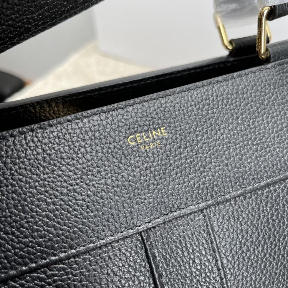 CELINE Celine Medium Kaba de France Grained Calfskin Black 192663 -duoc-ban-tai-Hvip Bags & Accessories
