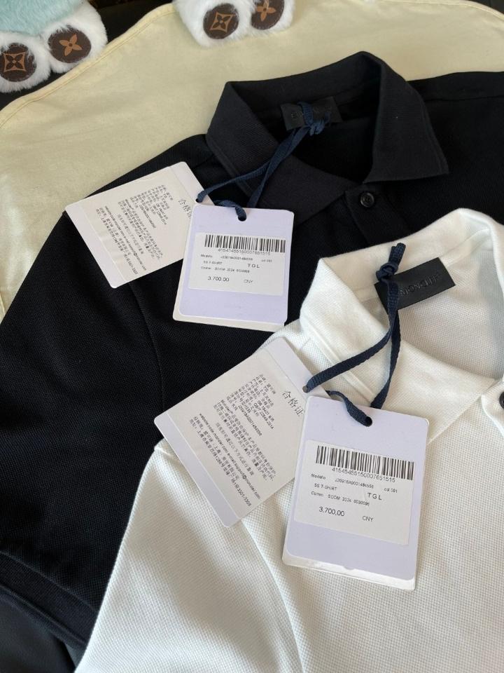 Moncler Logo Patch Cotton Piquet Polo black white -duoc-ban-tai-HVIP Shoes & Clothes