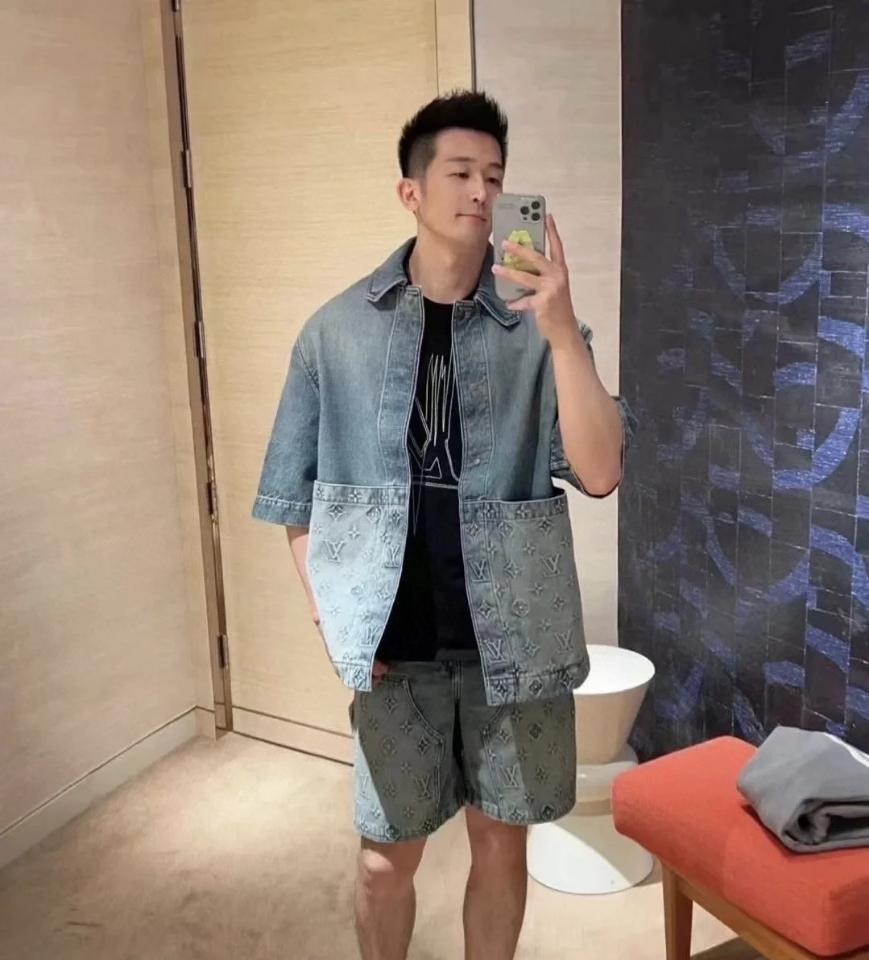 Louis Vuitton 1ABJ7c Monogram Cotton Logo Shorts 2023-24FW-duoc-ban-tai-HVIP Shoes & Clothes