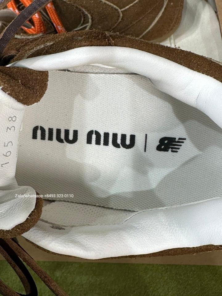 New Balance X Miu Miu 530 SL suede sneakers Cinnamon S1-duoc-ban-tai-Hvip Bags & Accessories