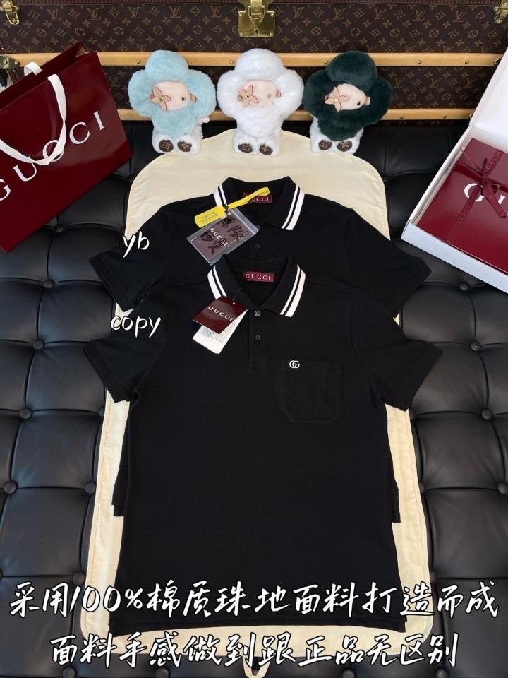 Gucci COTTON POLO SHIRT black 795174-duoc-ban-tai-HVIP Shoes & Clothes