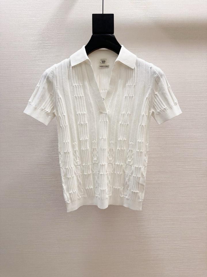 Hermès polo knit wear in white-duoc-ban-tai-HVIP Shoes & Clothes