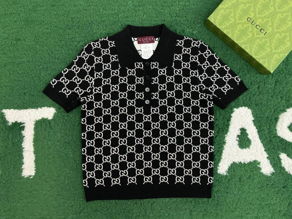 Gucci Reversible GG wool jacquard polo shirt 814273-duoc-ban-tai-HVIP Shoes & Clothes