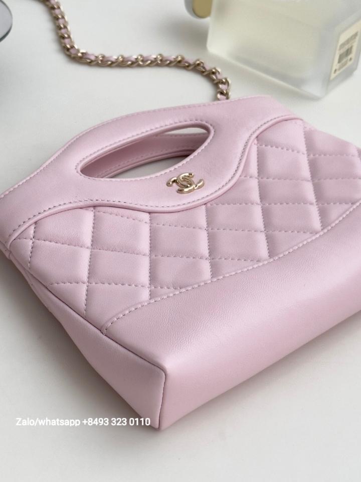 CHANEL 31 NANO SHOPPING BAG Shiny Lambskin & dark-Tone Metal
Pink C2-duoc-ban-tai-Hvip Bags & Accessories