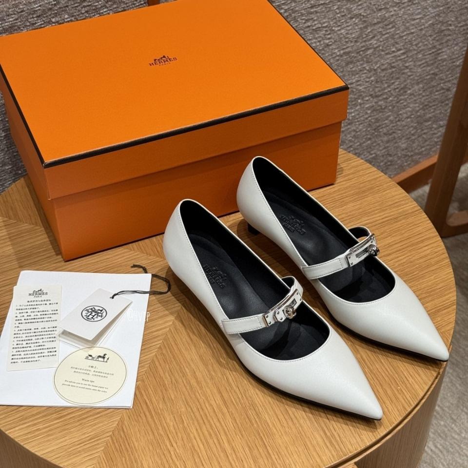 Hermès Kiara 40 pump gris Clair H251007Z-duoc-ban-tai-HVIP Shoes & Clothes