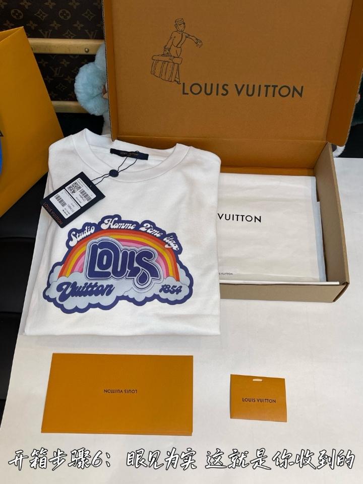 Louis Vuitton 1AB4UO Rainbow Printed T-Shirt-duoc-ban-tai-HVIP Shoes & Clothes