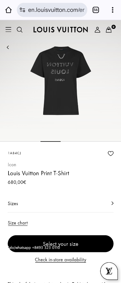 Louis Vuitton 1A84CJ

Icon

Louis Vuitton Print T-Shirt

Tur-duoc-ban-tai-Hvip Bags & Accessories