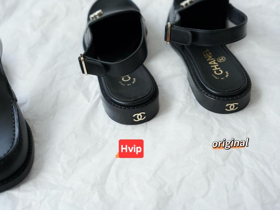 Chanel 25p slingback loafers calfskin black G45614 S3-duoc-ban-tai-HVIP Shoes & Clothes