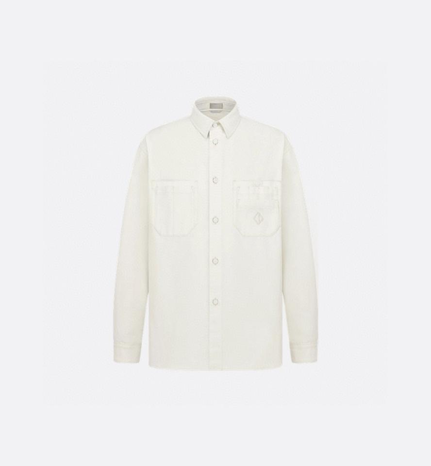Dior Overshirts cotton in white -duoc-ban-tai-HVIP Shoes & Clothes
