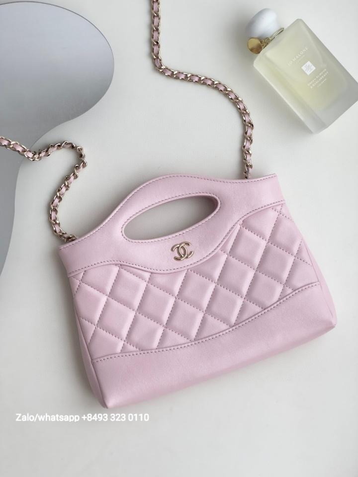 CHANEL 31 NANO SHOPPING BAG Shiny Lambskin & dark-Tone Metal
Pink C2-duoc-ban-tai-Hvip Bags & Accessories