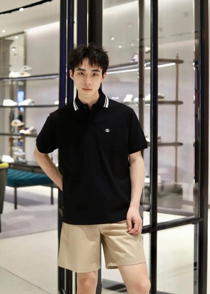 Gucci COTTON POLO SHIRT black 795174-duoc-ban-tai-HVIP Shoes & Clothes