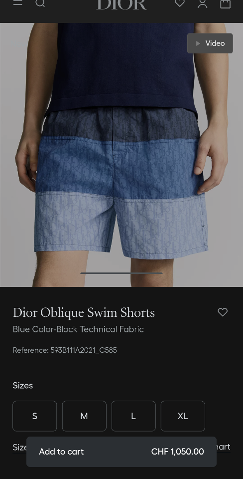 Dior Dior Oblique Swim Shorts
Blue Color-Block Technical Fabric
593B111A2021_C585-duoc-ban-tai-HVIP Shoes & Clothes