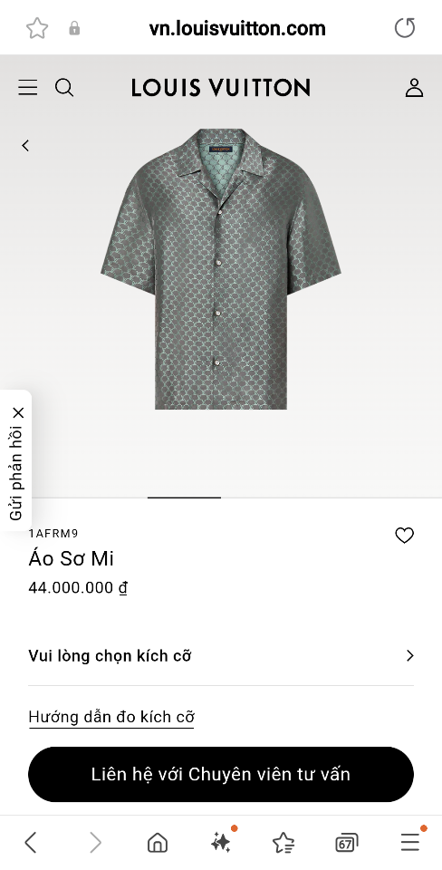 Louis Vuitton 1AFRM9
Áo Sơ Mi-duoc-ban-tai-HVIP Shoes & Clothes