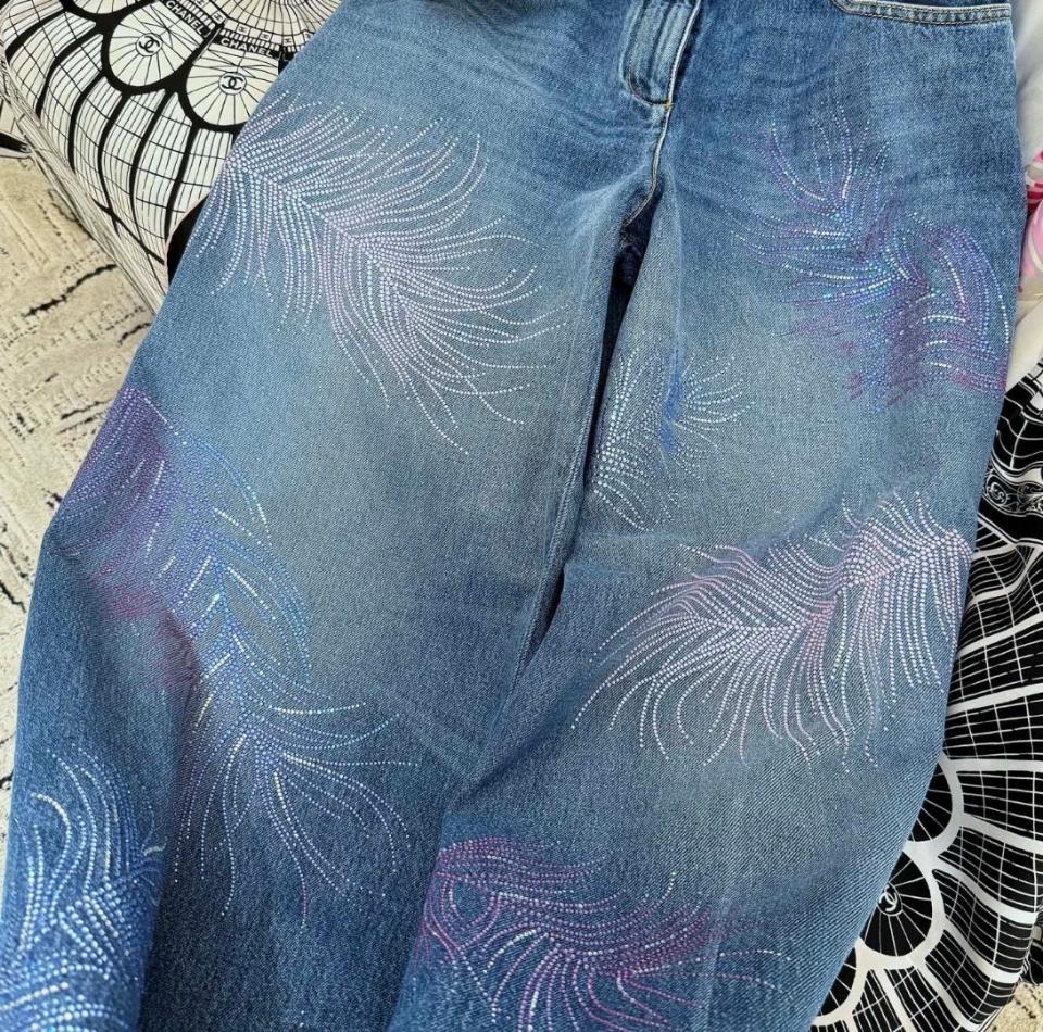 Chanel denim jeans blue 2025-duoc-ban-tai-HVIP Shoes & Clothes