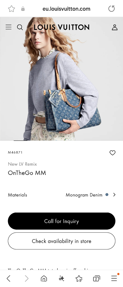 Louis Vuitton M46871
New LV Remix
OnTheGo MM Lv2 -duoc-ban-tai-Hvip Bags & Accessories