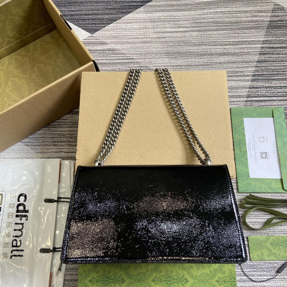     GUCCI DIONYSUS SMALL SHOULDER BAG black patent leather 795005 G1 -duoc-ban-tai-Hvip Bags & Accessories