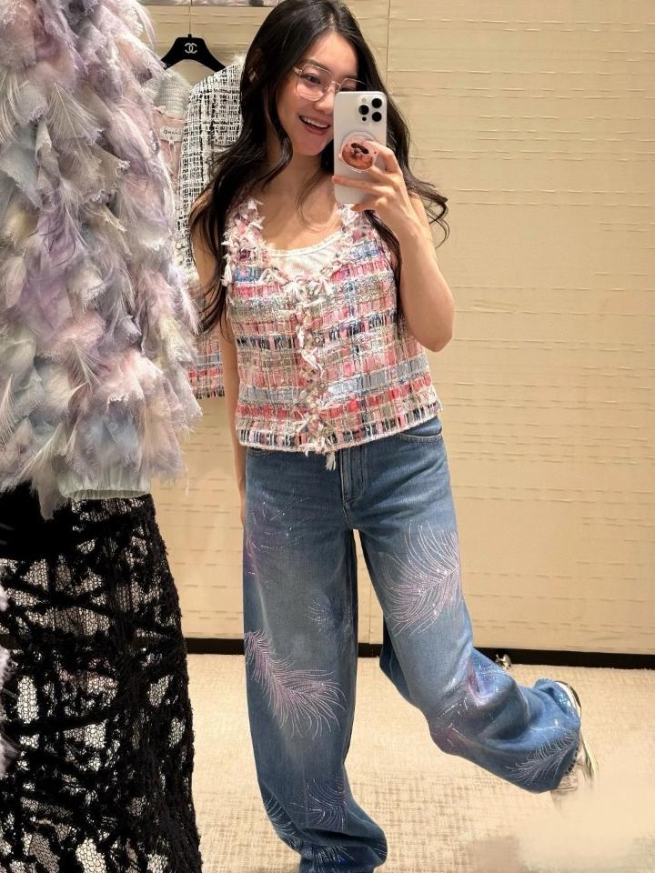 Chanel denim jeans blue 2025-duoc-ban-tai-HVIP Shoes & Clothes