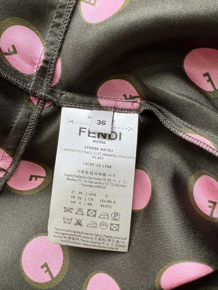 Fendi silk blouse black and pink-duoc-ban-tai-HVIP Shoes & Clothes