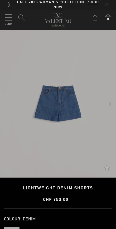 Valentino LIGHTWEIGHT DENIM SHORTS 6B3DD18S94C_558-duoc-ban-tai-HVIP Shoes & Clothes