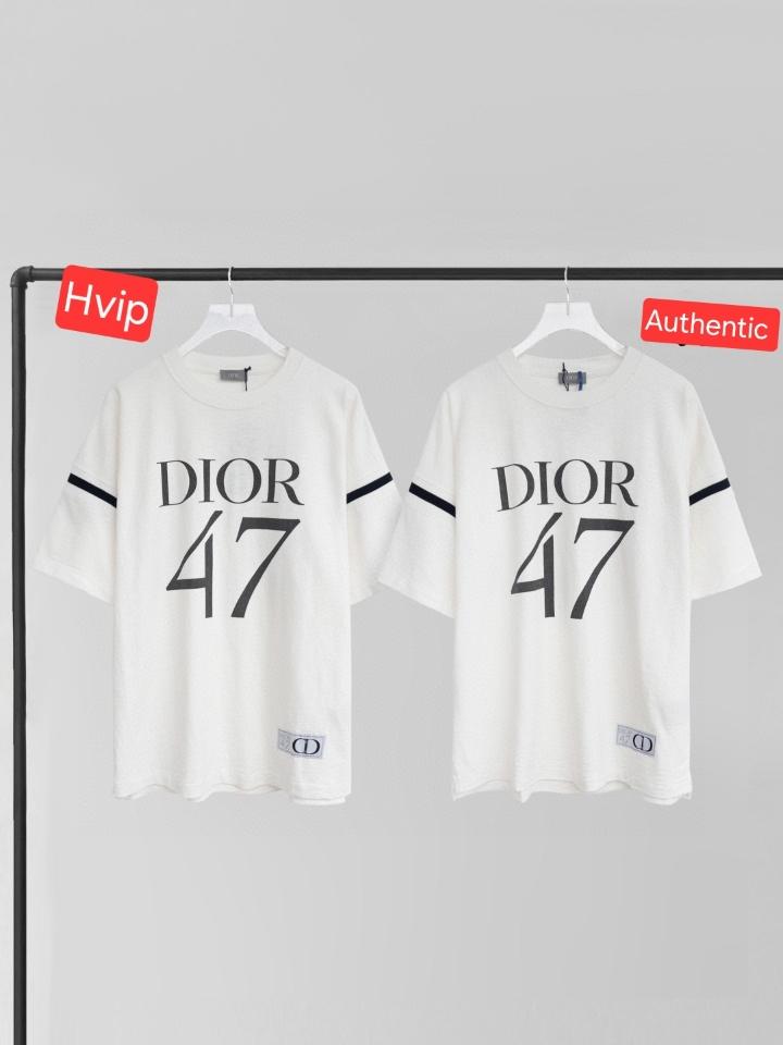 Dior white cotton t-shirt 47 413J640A0849C089-duoc-ban-tai-HVIP Shoes & Clothes