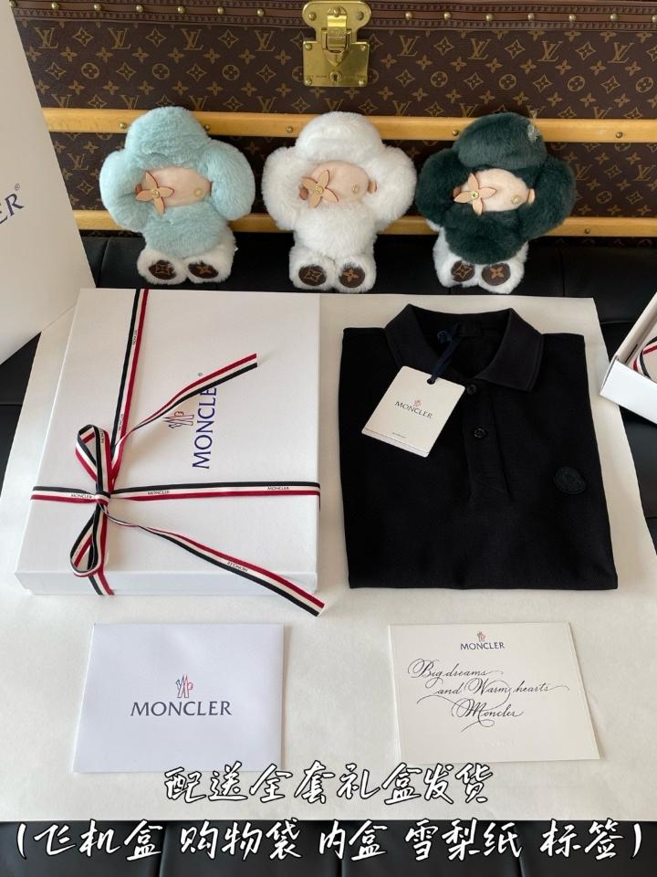 Moncler Logo Patch Cotton Piquet Polo black -duoc-ban-tai-HVIP Shoes & Clothes