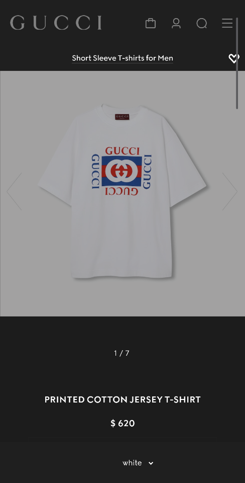 GUCCI Printed cotton jersey T-shirt 784361 white-duoc-ban-tai-HVIP Shoes & Clothes