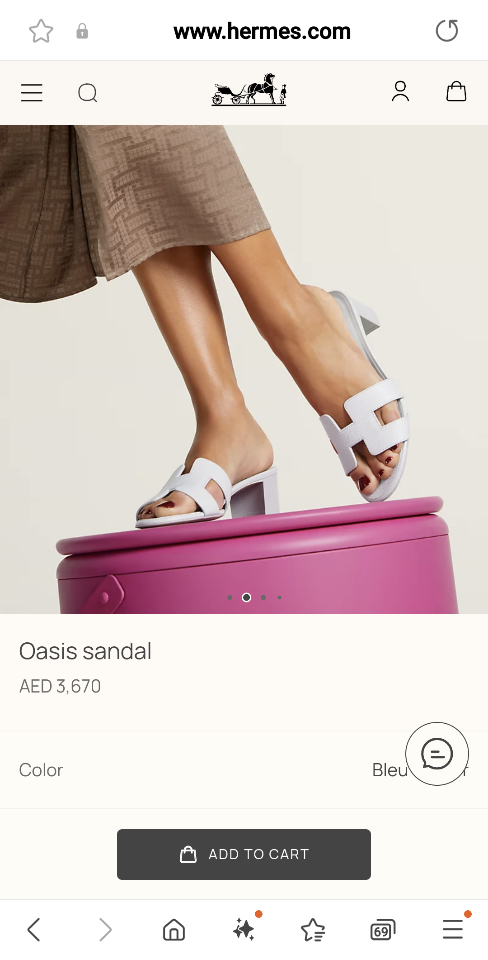 Hermes Oasis sandal bleu glacier epsom H151215Z-duoc-ban-tai-HVIP Shoes & Clothes